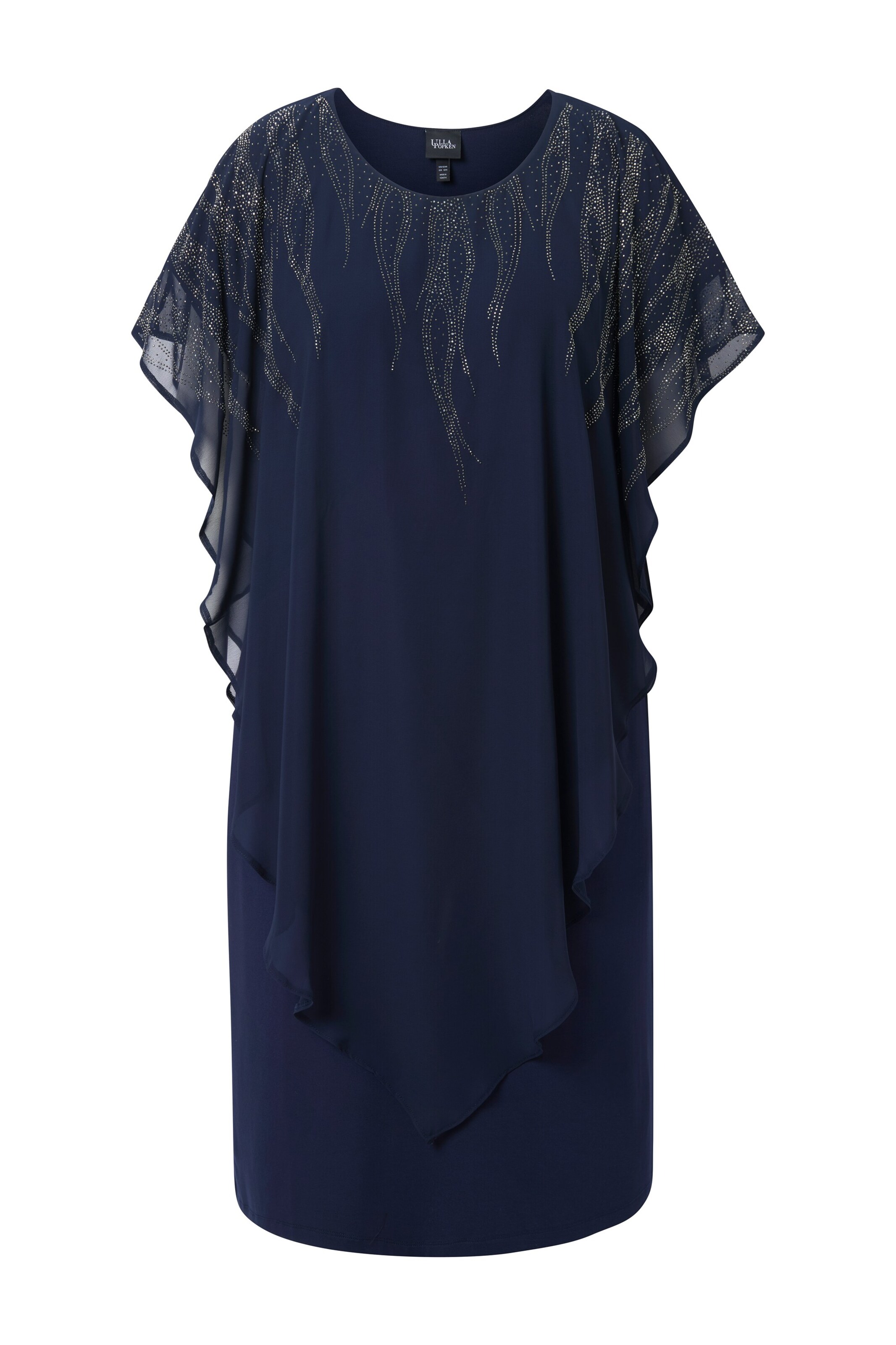 Ulla Popken Kleid in Blau: Vorderseite