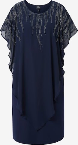 Robe Ulla Popken en bleu : devant