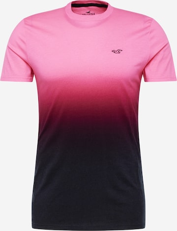 HOLLISTER - Camisa em rosa: frente