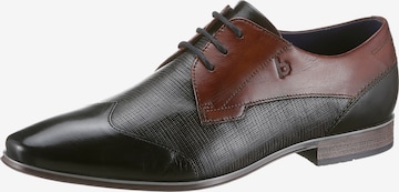 bugatti Lace-Up Shoes 'Morino' in Black: front