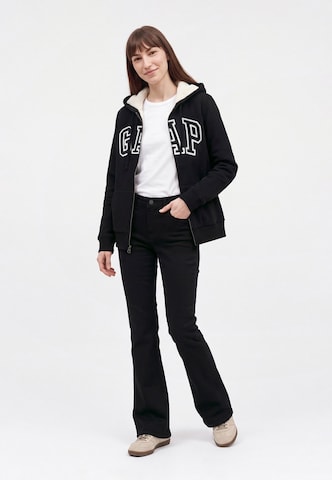 Gap Tall Sweat jacket 'HERITAGE' in Black: front
