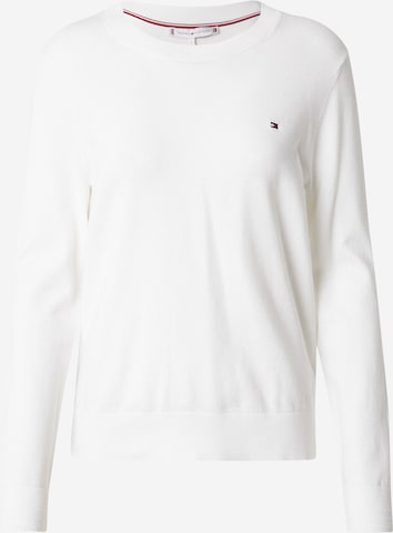 Pull-over TOMMY HILFIGER en blanc : devant