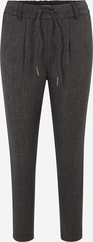 Only Petite Regular Pleat-Front Pants 'ELISE' in Grey: front