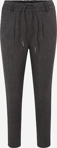 Only Petite Regular Pleat-Front Pants 'ELISE' in Grey: front