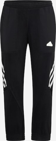 Tapered Pantaloni sport 'Future Icons' de la ADIDAS SPORTSWEAR pe negru: față