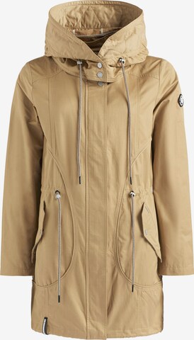 khujo Between-Seasons Parka 'Onda' in Beige: front