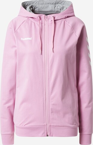 Hummel Sportsweatjacke in Orchidee | ABOUT YOU