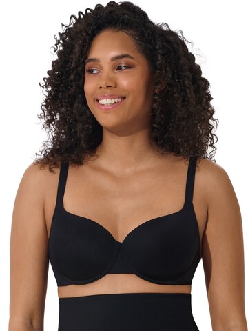 Lisca T-Shirt BH 'Bella'‌‌‌‌ in Schwarz