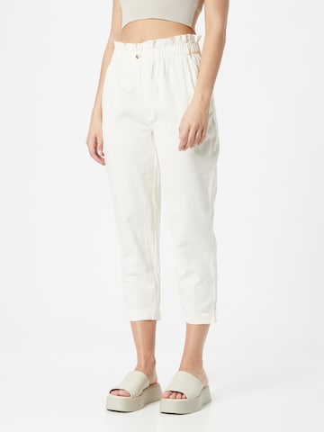 Dorothy Perkins Tapered Trousers in Beige: front