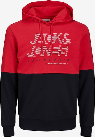 JACK & JONES Sweatshirt 'MARCO' in Rot: predná strana