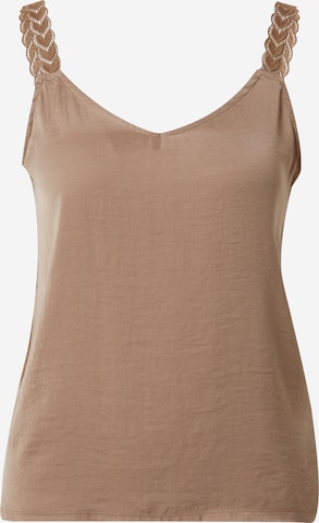 ONLY Top 'TILDE' in Brown: front