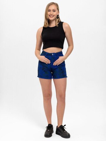 By Diess Collection Slim fit Trousers in Blue