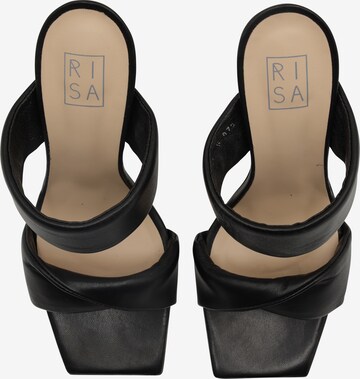 RISA Mules in Black