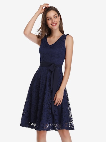 Yesfashion Kleid in Blau: Vorderseite