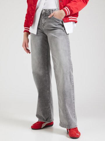 Loosefit Jeans 'Catie' di QS in grigio: frontale