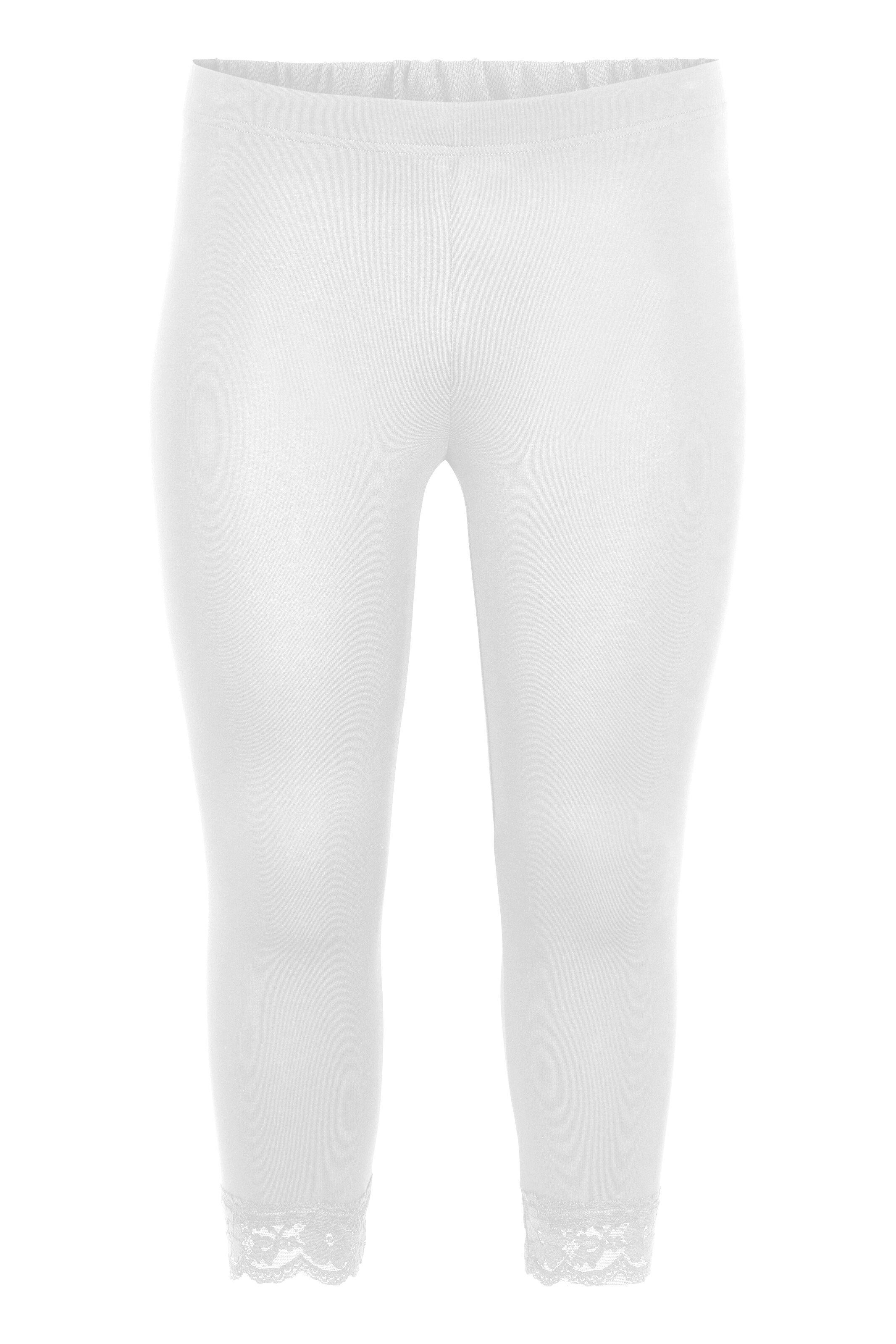SANDGAARD Skinny Leggings in White: front