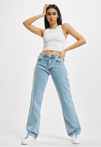 2Y Premium Wide Leg Jeans in Blau