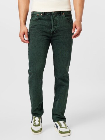 LEVI'S ® Zwężany krój Jeansy '501® Levi's Original' w kolorze zielony: przód