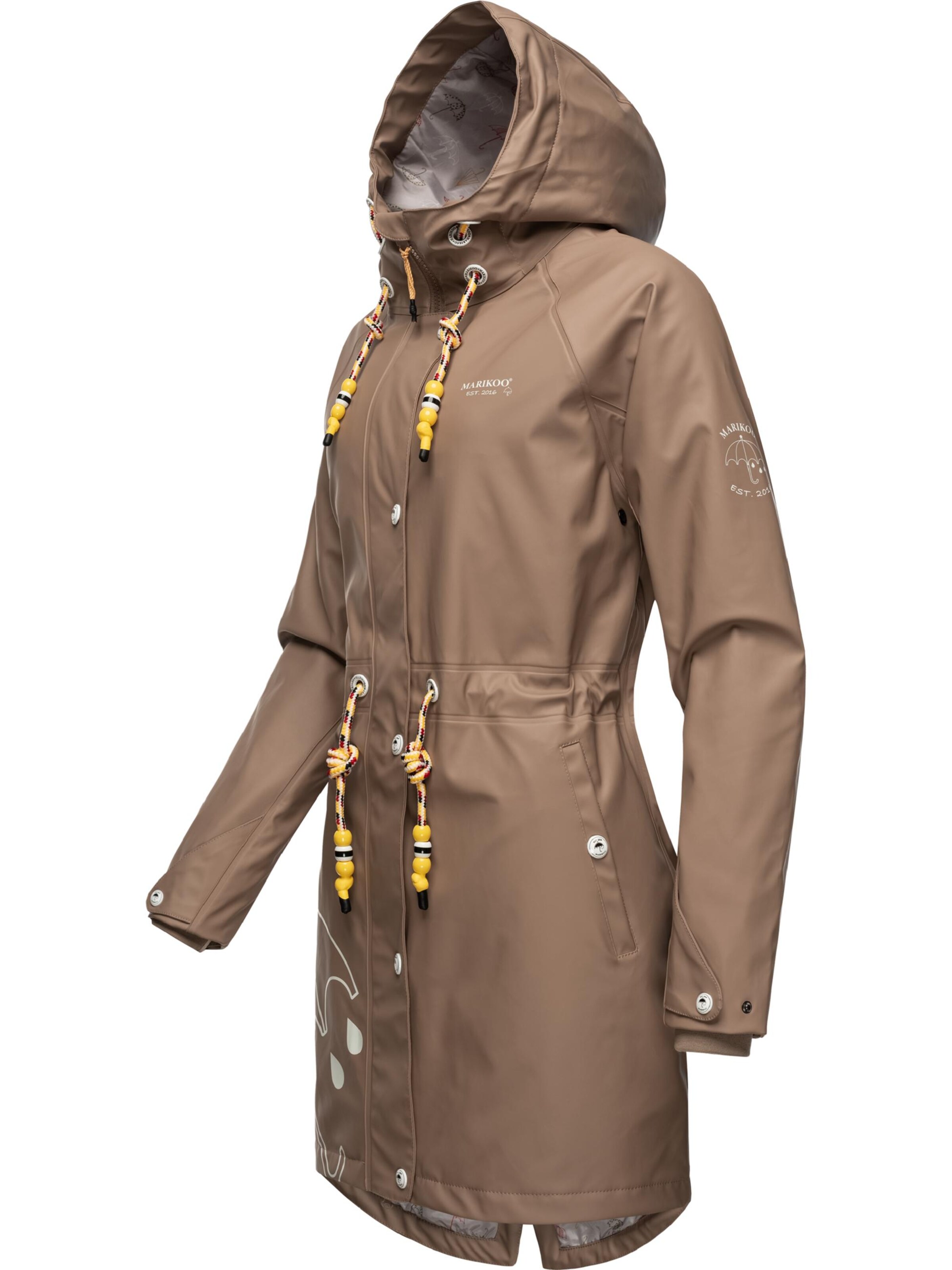 MARIKOO Funktionsmantel in Braun