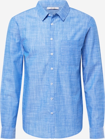 ABOUT YOU Regular fit Button Up Shirt 'Dylan' in Blue: front