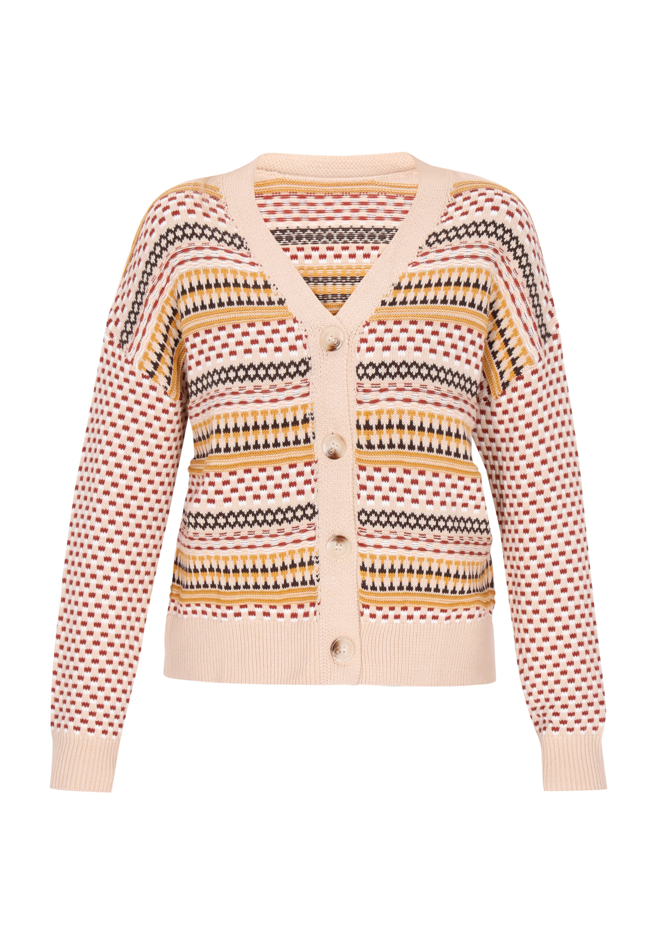 ebeeza Вязаная кофта в Бежевый: спереди