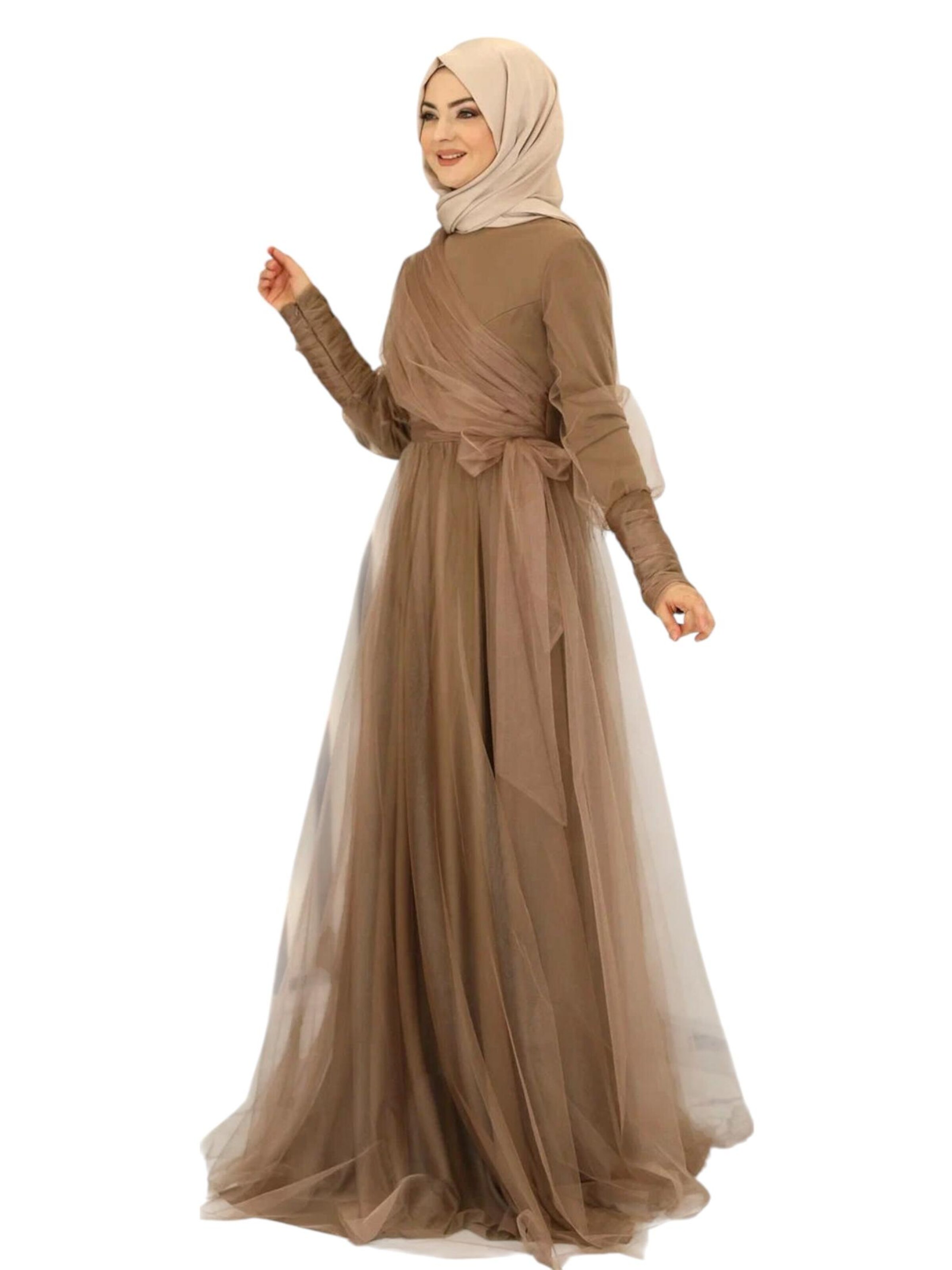 Robe de soirée 'INCI' fashionshowcase en marron