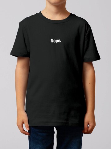 watabout.kids T-Shirt 'Nope' in Schwarz