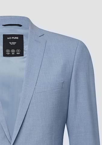 Slim fit Giacca da completo di s.Oliver in blu