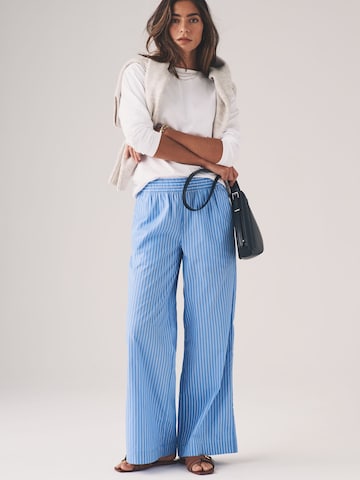 The Set Wide Leg Hose in Blau