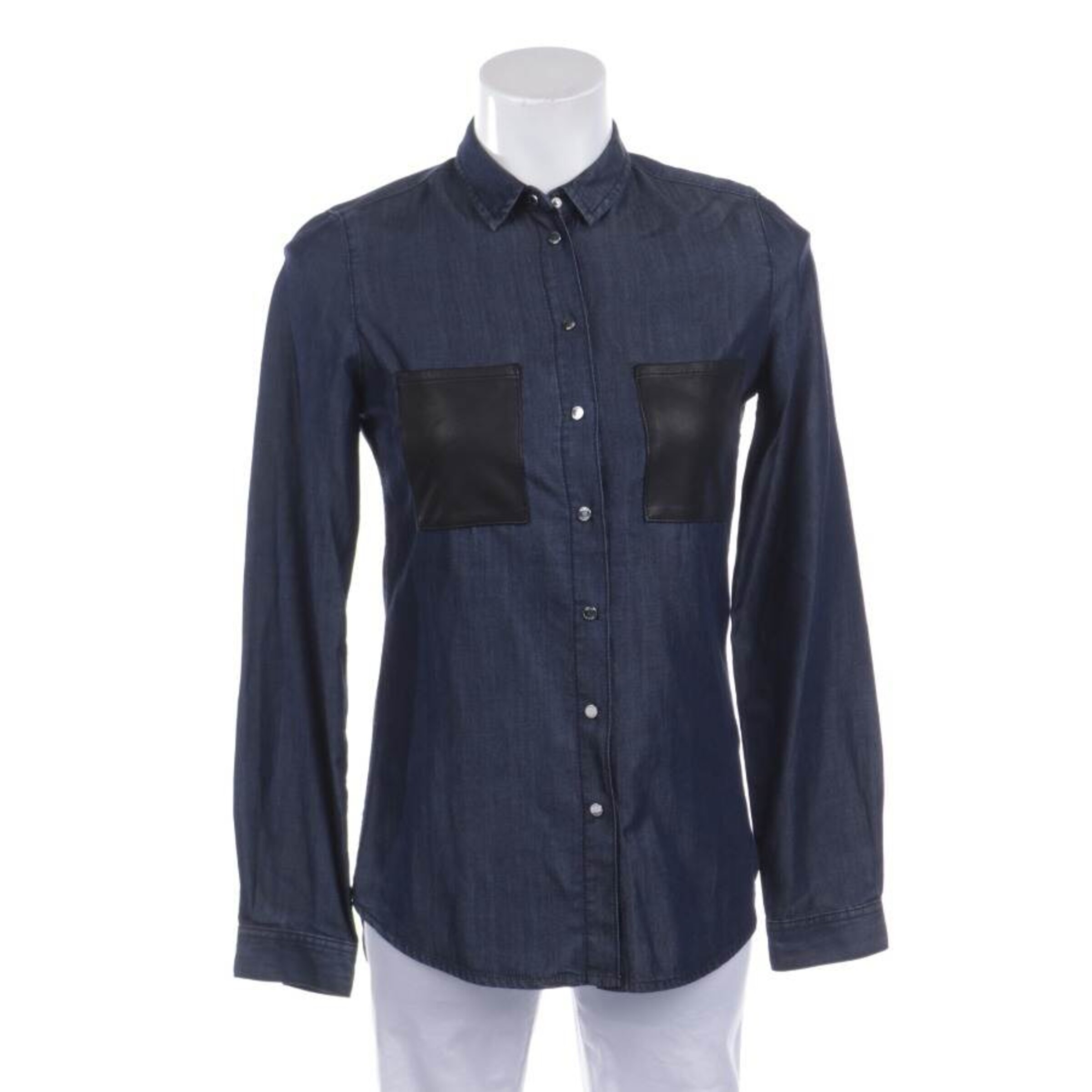 TOMMY HILFIGER Bluse / Tunika XXS in Blau: Vorderseite