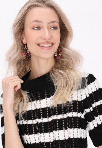 IZIA Kleid 'Boho' in Schwarz