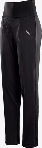 Effilé Pantalon de sport 'HP103' Winshape en noir