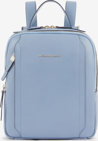 Piquadro Rucksack in Blau: Vorderseite
