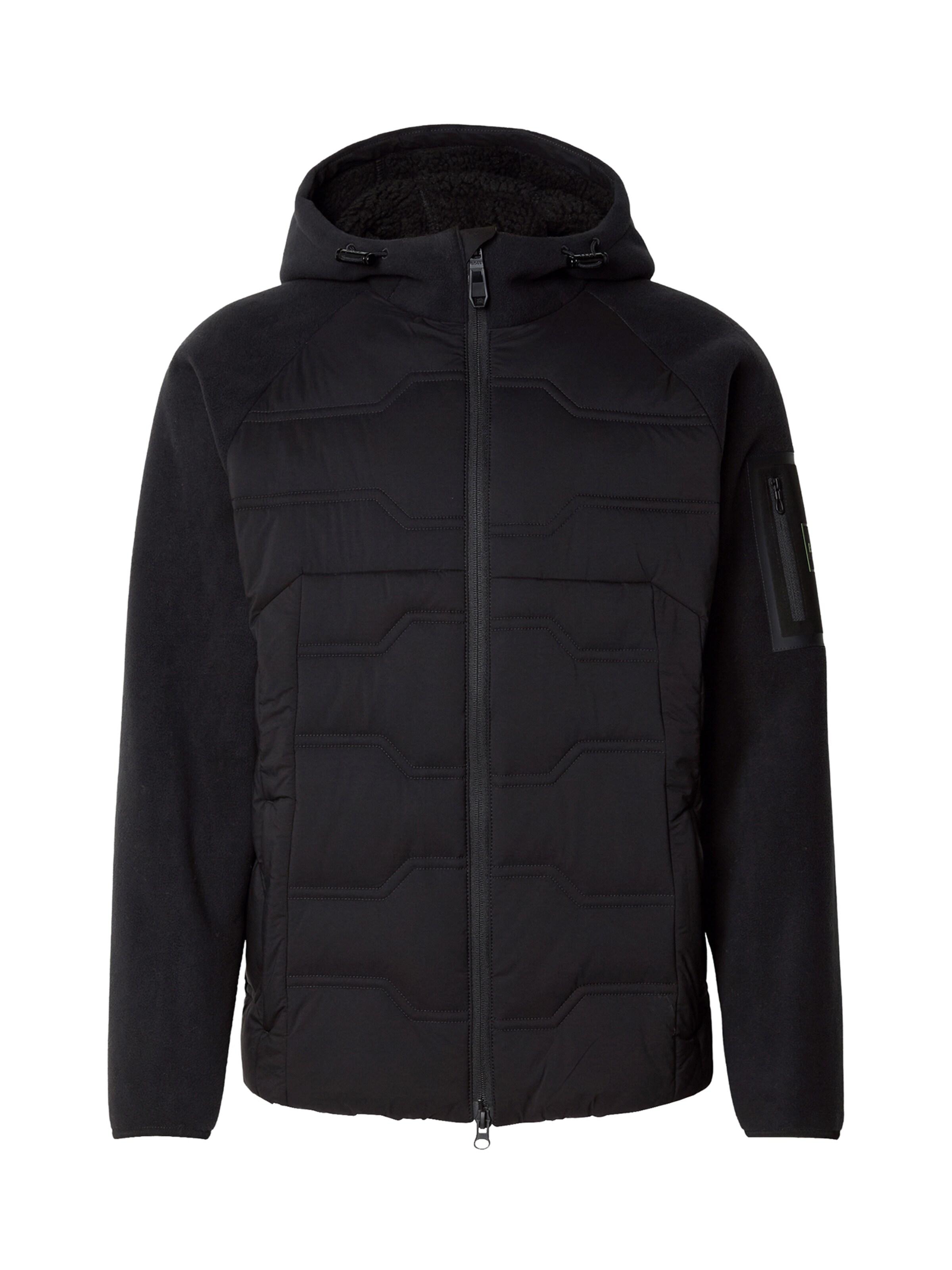 Veste mi-saison 'Hole' BOSS en noir : devant