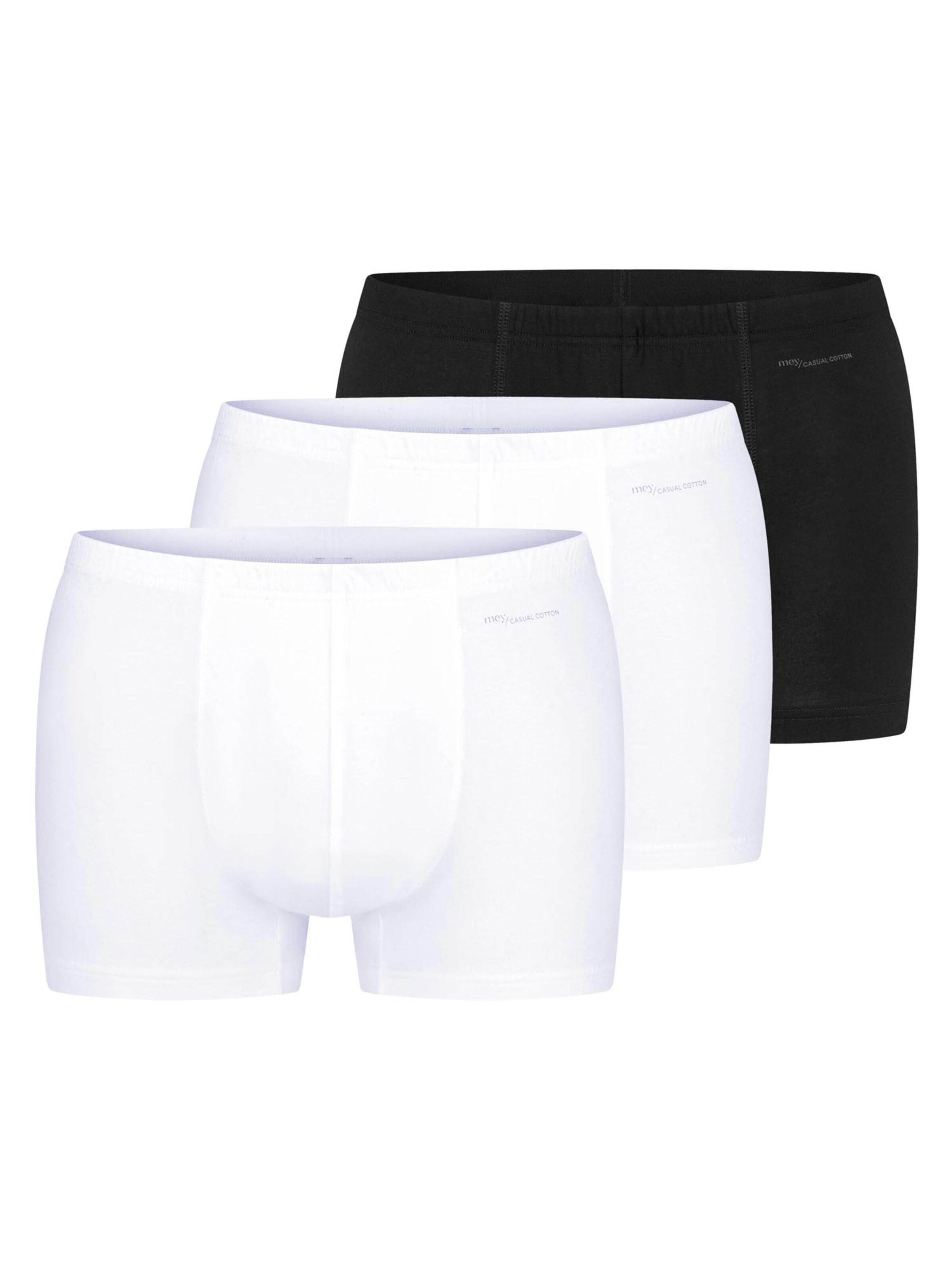 Mey Boxer shorts 'Casual Cotton' in Black: front
