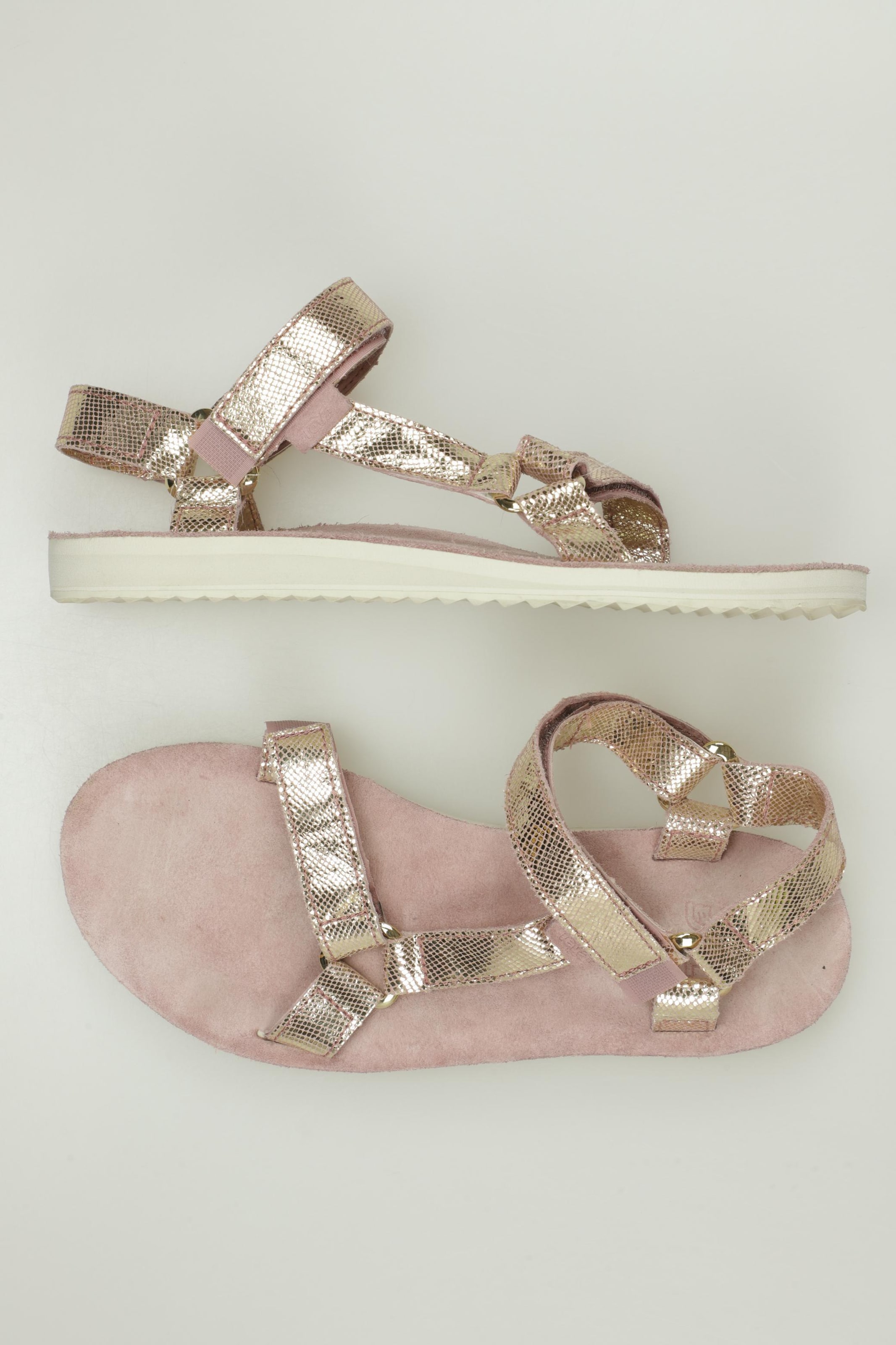 teva rose gold sandal