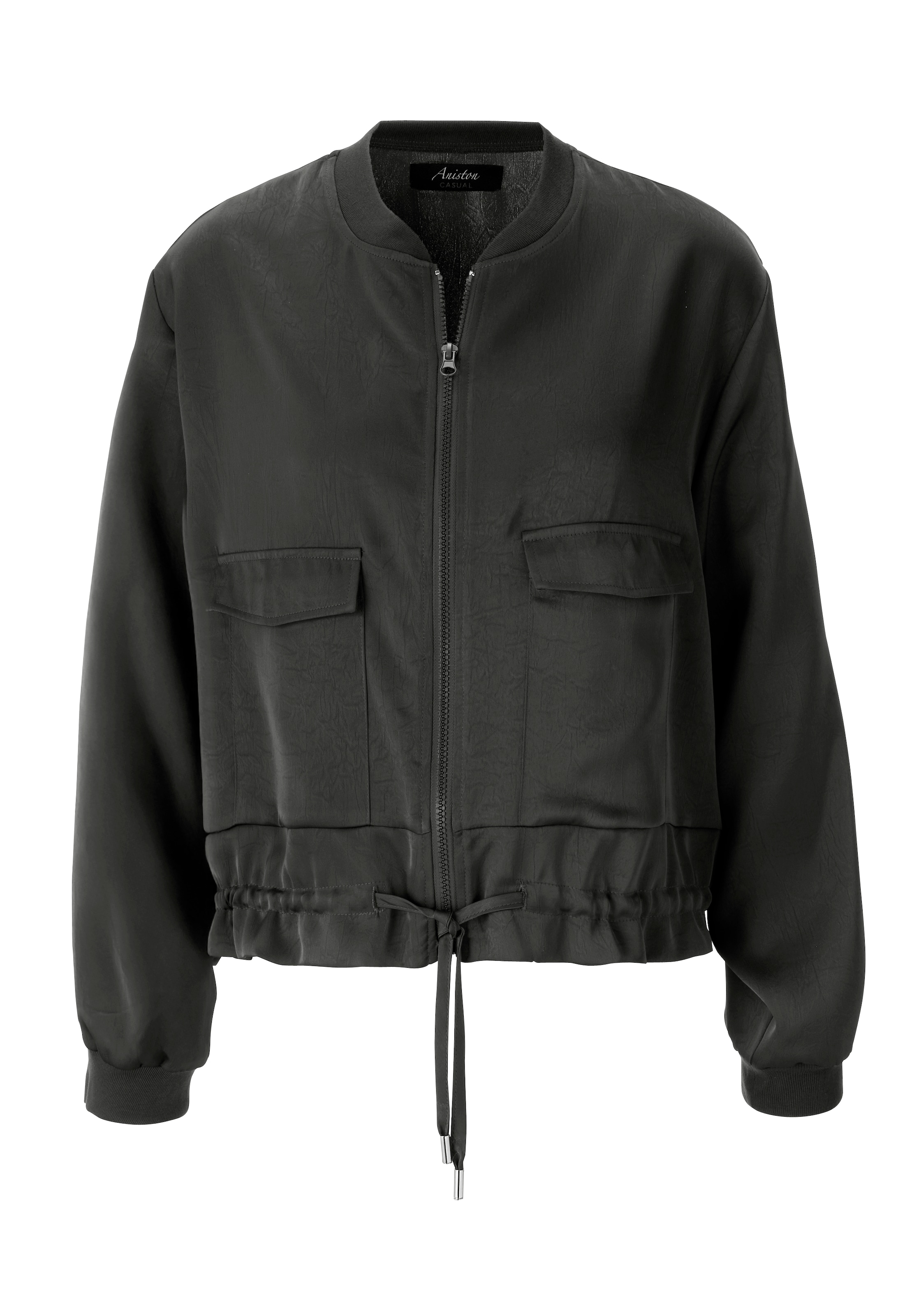 Aniston CASUAL Between-Season Jacket in Black: front