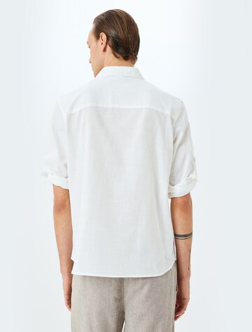 Koton Regular fit Button Up Shirt in White