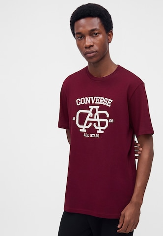 Tricou 'CAS VARSITY' de la CONVERSE pe roșu