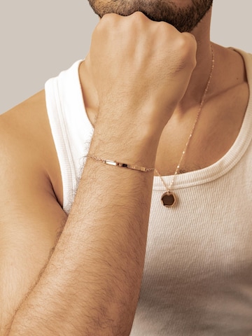 Hey Happiness Armband 'Bar Cable' in Goud
