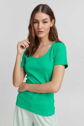ICHI Shirt in Green: front