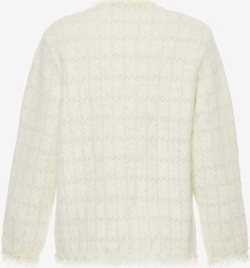 Cardigan ZITHA en blanc