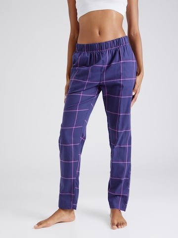TRIUMPH Pyžamové kalhoty 'Mix & Match' – modrá: přední strana