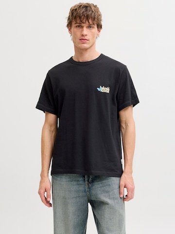 JACK & JONES Póló 'JORMONTAUK' - fekete