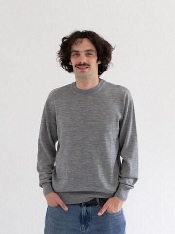 KOPYTO Pullover 'TANUKI' in Grau: Vorderseite