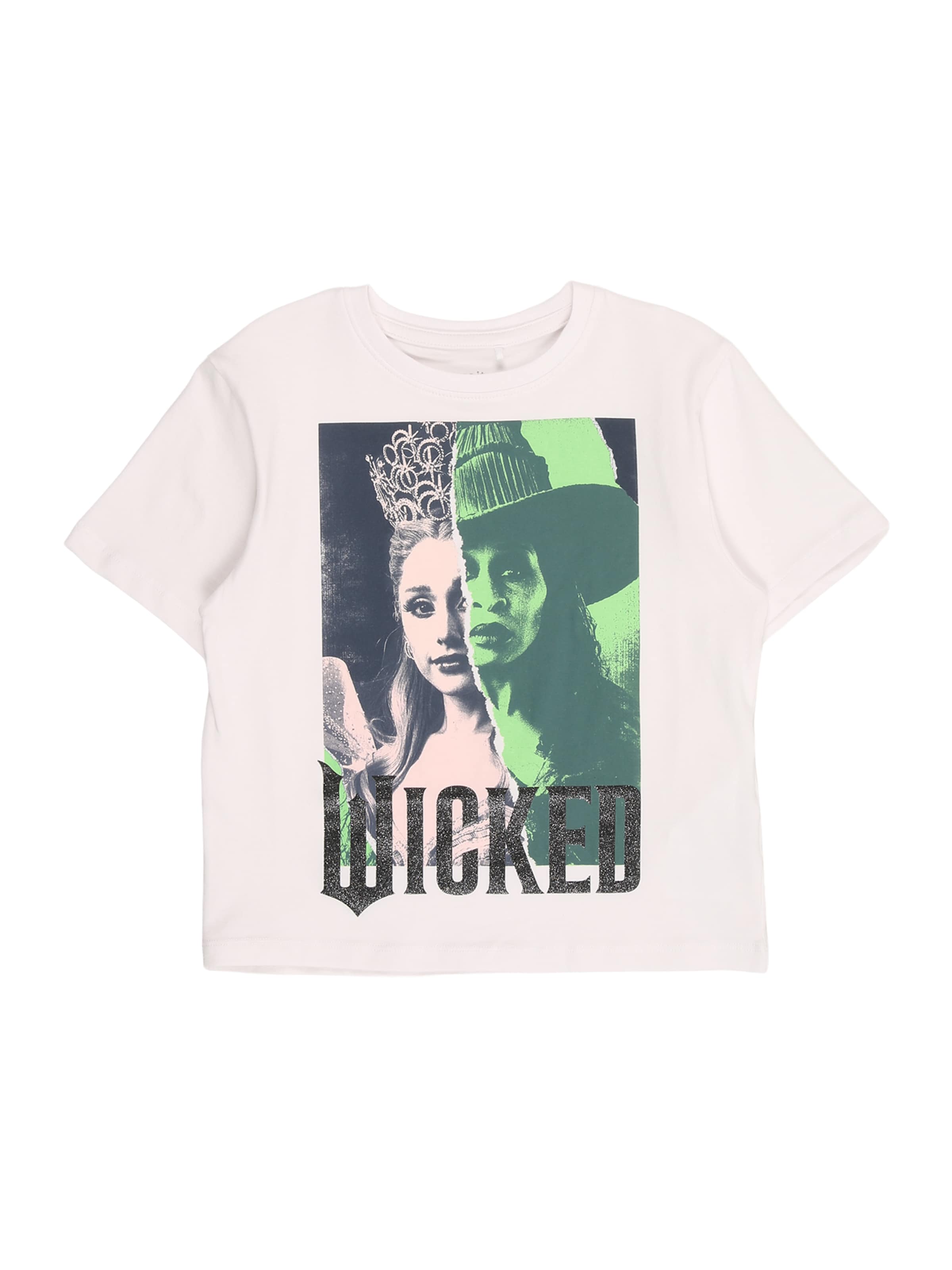 NAME IT Μπλουζάκι 'NKFNORA WICKED' σε λευκό: μπροστά