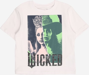 balta NAME IT Marškinėliai 'NKFNORA WICKED': priekis