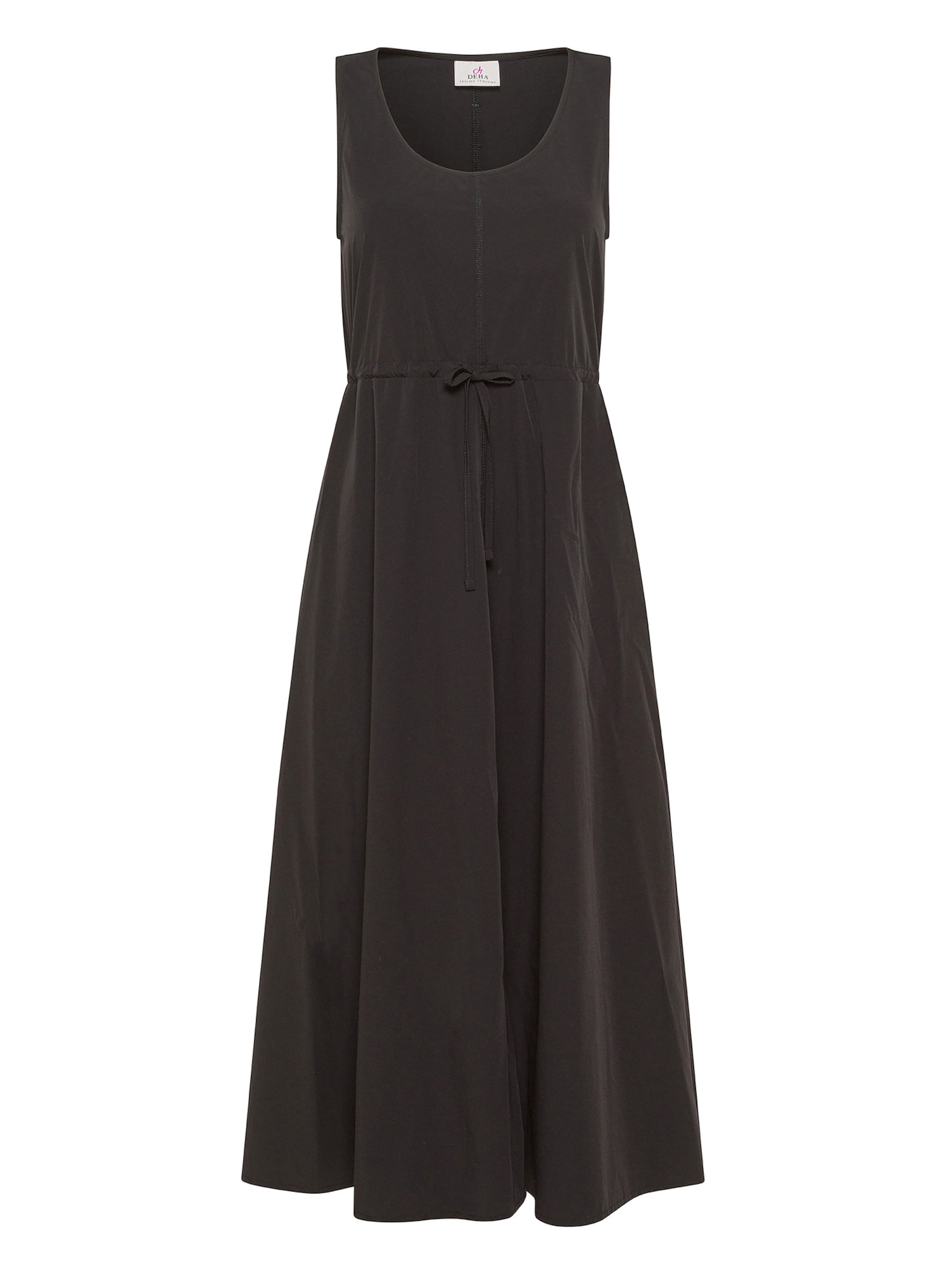 DEHA Kleid in Schwarz: Vorderseite