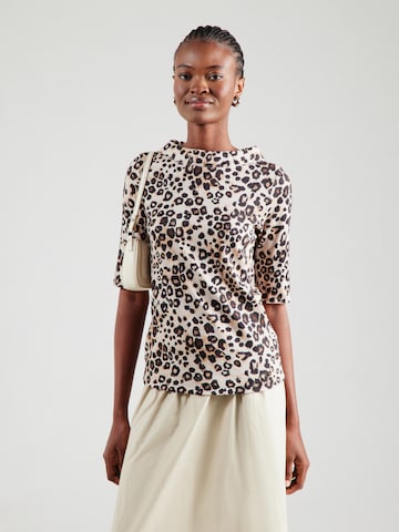 T-shirt Marc Cain en marron : devant