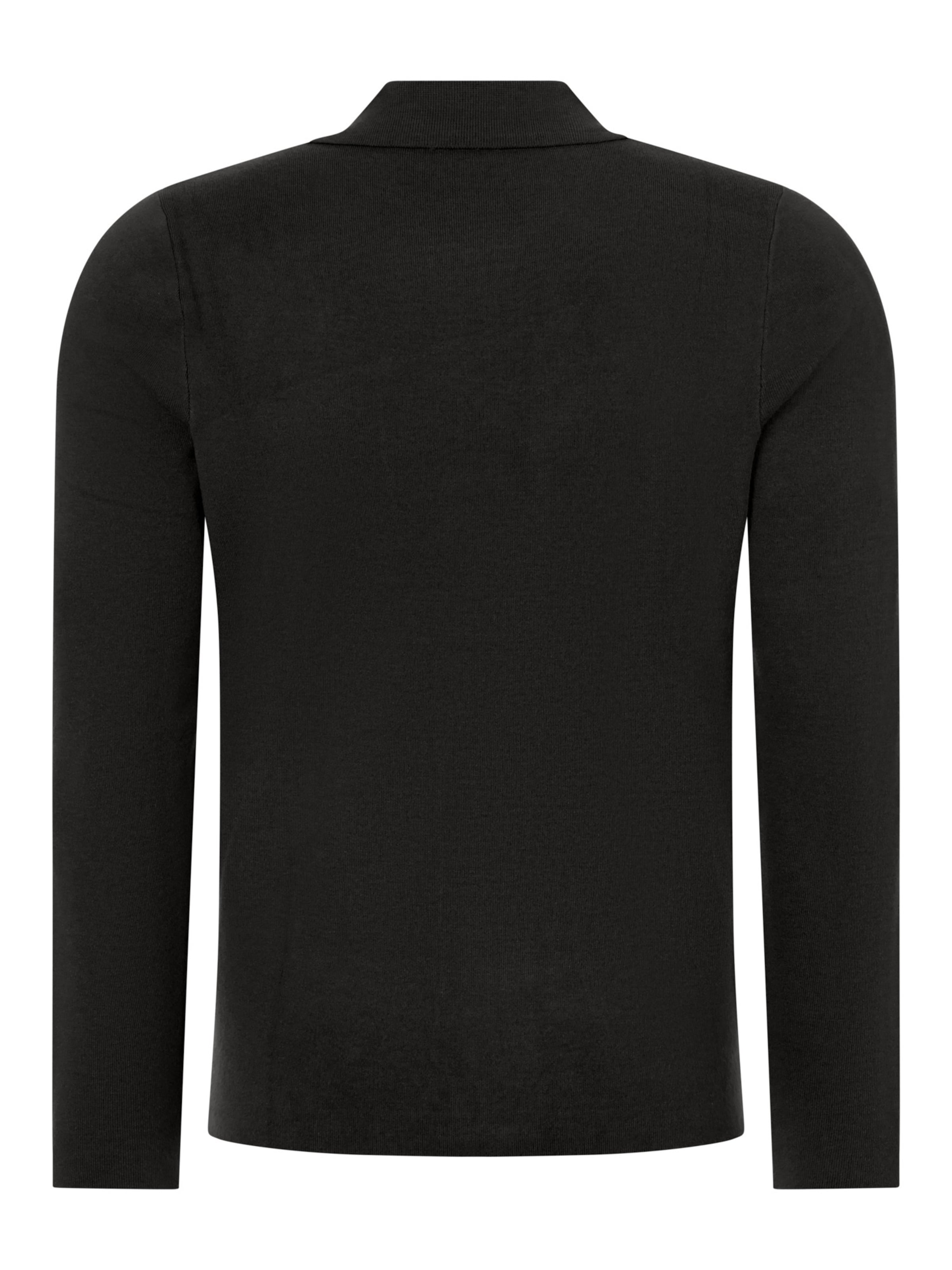 Karl Lagerfeld Strickjacke ' 655014 ' in Schwarz
